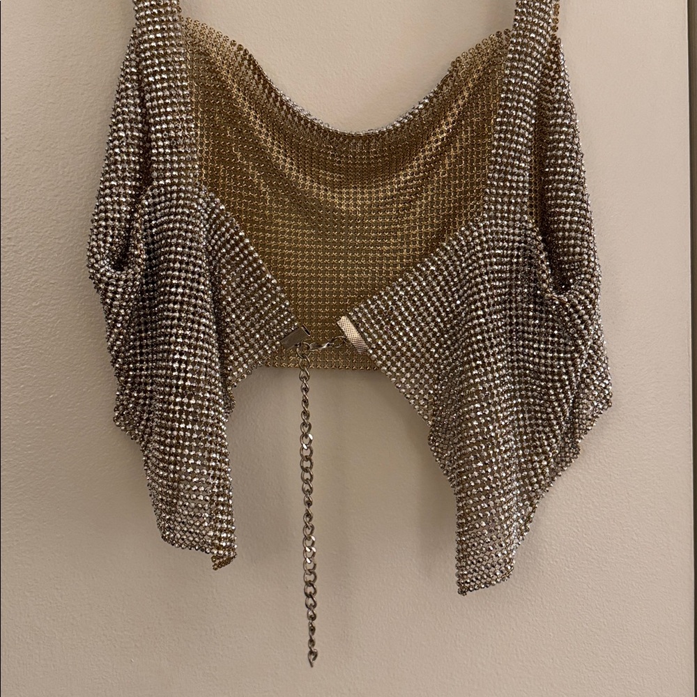 NWT H&M Rhinestone Top - Picture 10 of 10